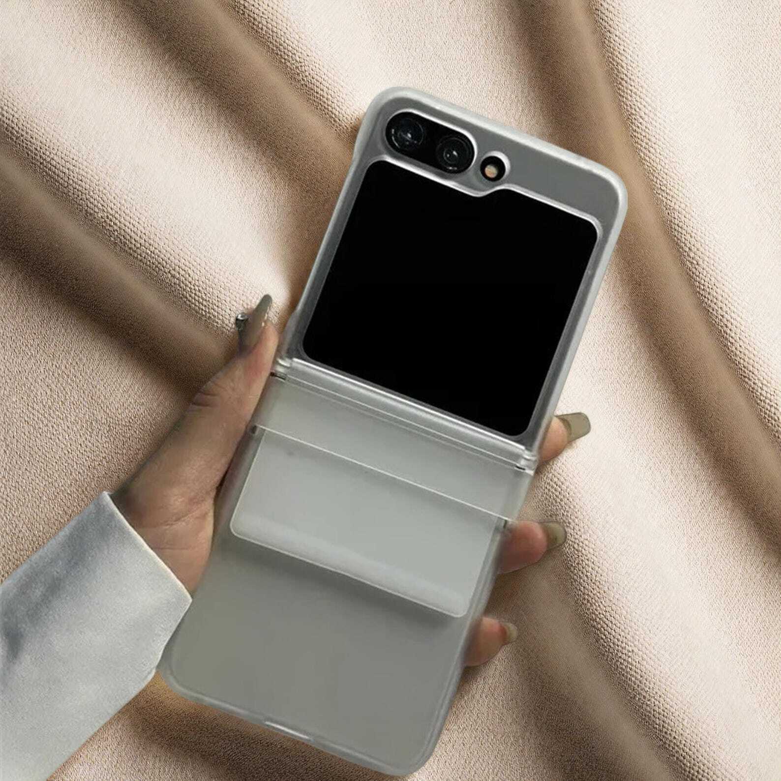 Luxury Silicone Strap Case for Samsung Z Flip 3 4 5 6 | Shockproof Hinge Protection Folding Hard Cover with Elastic Grip