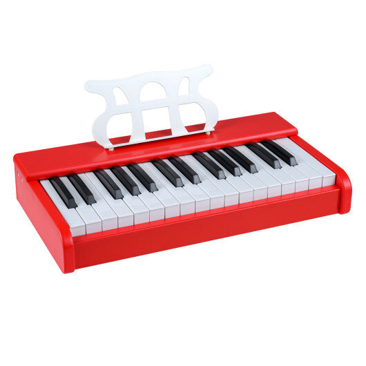 Kids Piano Keyboard 30 Keys Digital Piano with Music Stand for 3+ Years Old Beginners-Black