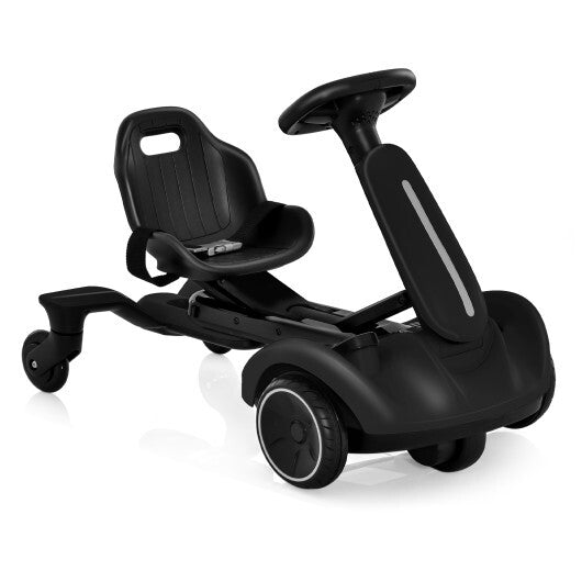 6V Kids Ride on Drift Car with 360? Spin and 2 Adjustable Heights-Black - Color: Black