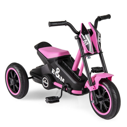 Kids Tricycle 3-Wheel Toddler Bike with Foot Pedals Forward Backward-Green
