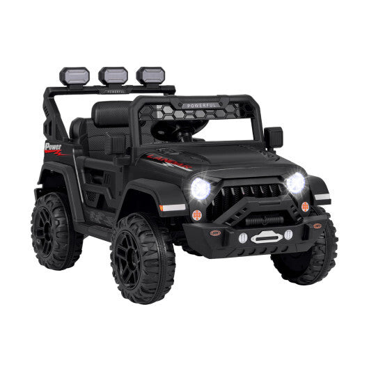 12V Electric Kids Ride on Truck with Remote Control and Music-Pink