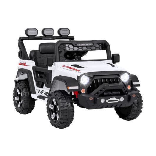 12V Electric Kids Ride on Truck with Remote Control and Music-Pink