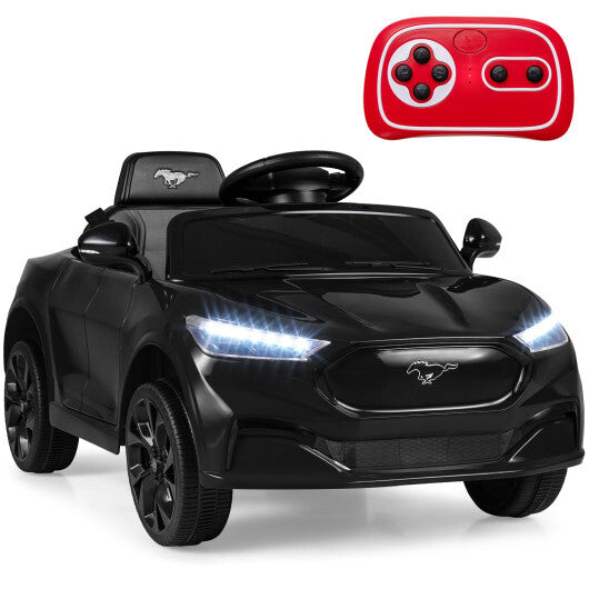 12V Kids Ride on Car Licensed Ford Mach E with Parent Control and Horn-Red