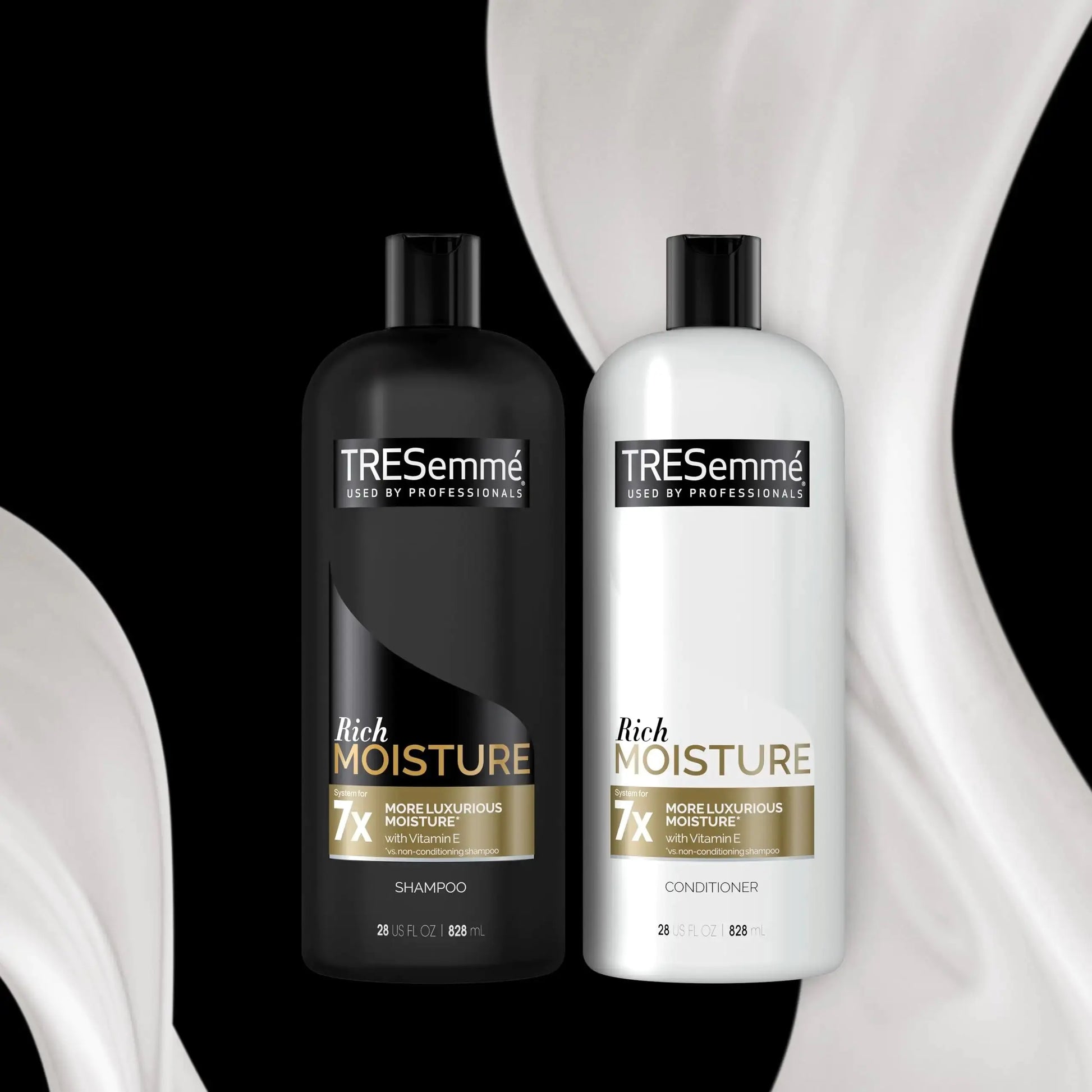 TRESemmé Rich Moisture Shampoo and Conditioner | Anti-Breakage Chemical Free