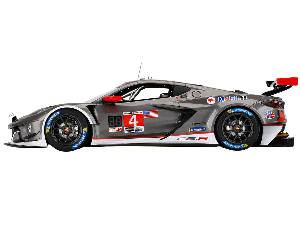 Chevrolet Corvette C8.R #4 Tommy Milner - Alexander Sims - Nick Tandy "Corvette Racing" IMSA Sebring 12 Hours (2021) 1/18 Model Car by Top Speed