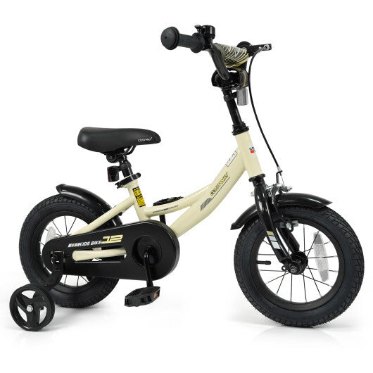 12 Inches Kids Bike Sport Bicycle with Removable Training Wheels - Size: 12 inches