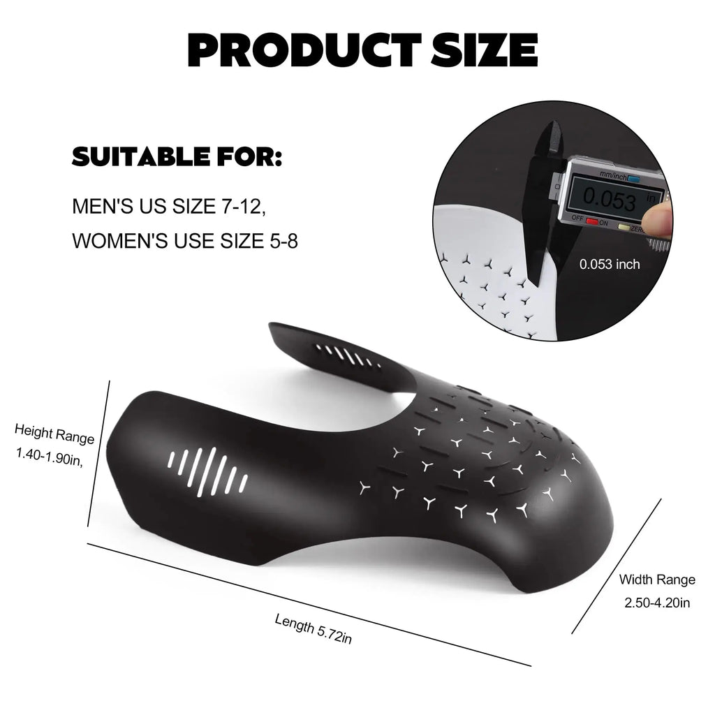 TUPEED 6 Pairs Shoe Boot Crease Preventers - Anti-Wrinkle Shoe Protectors Shoe Guards