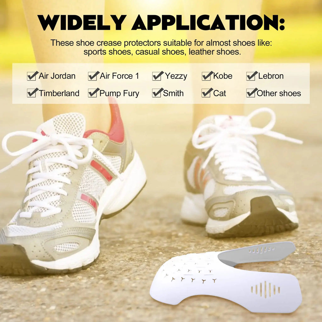 TUPEED 6 Pairs Shoe Boot Crease Preventers - Anti-Wrinkle Shoe Protectors Shoe Guards