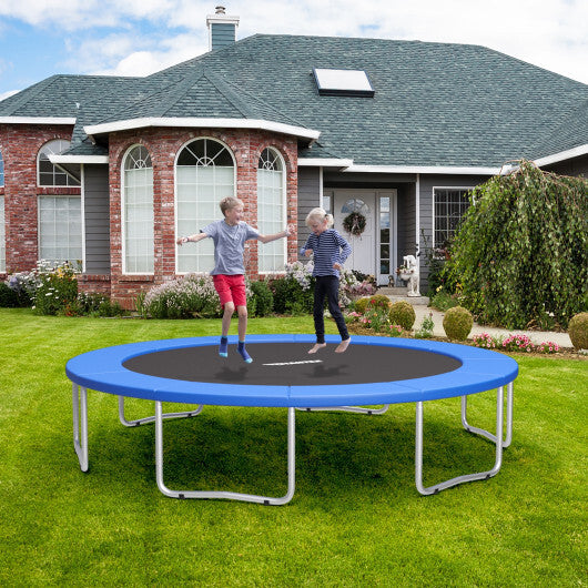 8 Feet Trampoline Spring Safety Cover without Holes-Multicolor