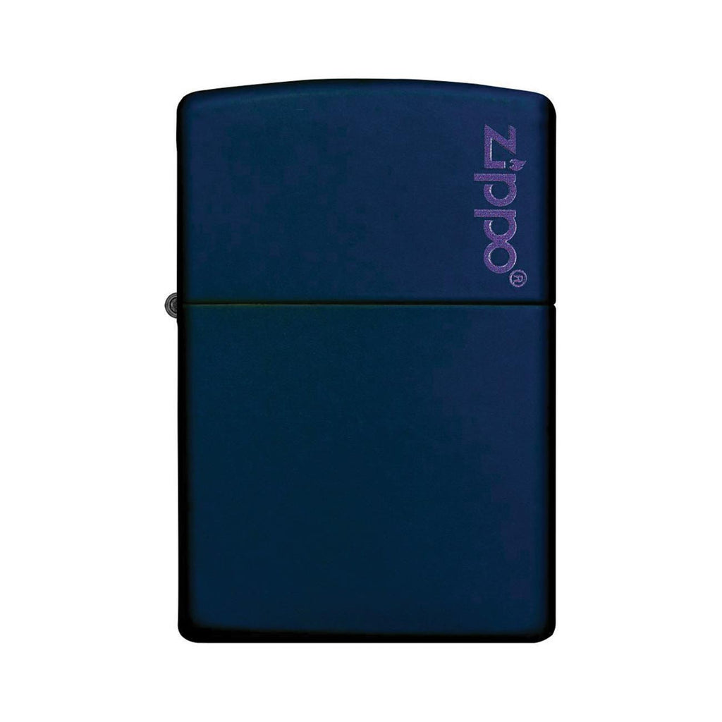 Zippo Windproof Lighter Navy Matte W/zippo Logo