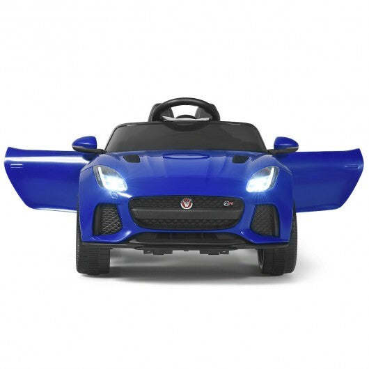 12V Jaguar F-Type SVR Licensed Kids Ride On Car-Pink