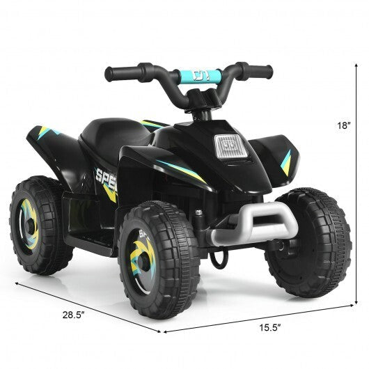 6V Kids Electric ATV 4 Wheels Ride-On Toy -Blue