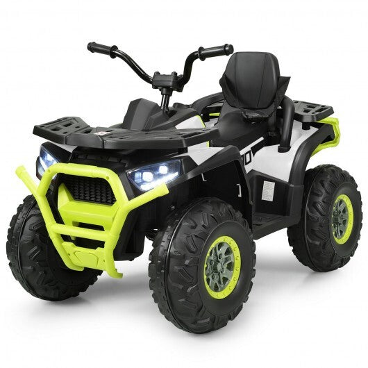 12 V Kids Electric 4-Wheeler ATV Quad with MP3 and LED Lights-Red