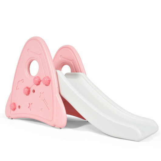 Freestanding Baby Slide Indoor First Play Climber Slide Set for Boys Girls -Gray