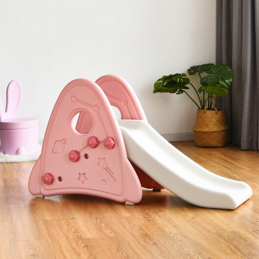 Freestanding Baby Slide Indoor First Play Climber Slide Set for Boys Girls -Gray