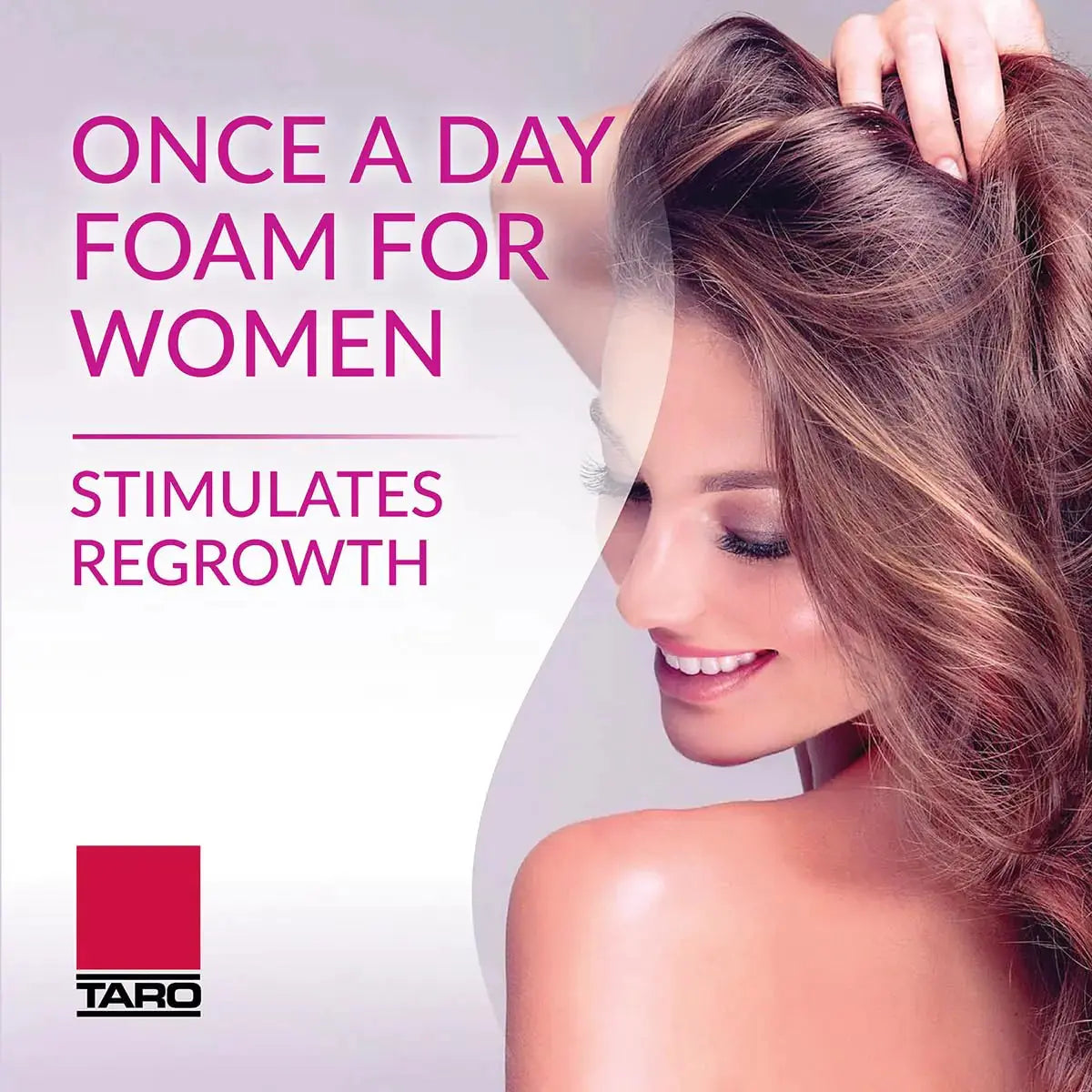 Taro Minoxidil Topical Aerosol Foam, 5%, Hair Regrowth Treatment for Women
