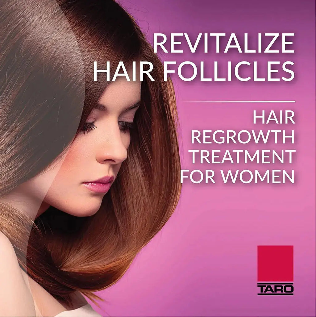 Taro Minoxidil Topical Aerosol Foam, 5%, Hair Regrowth Treatment for Women