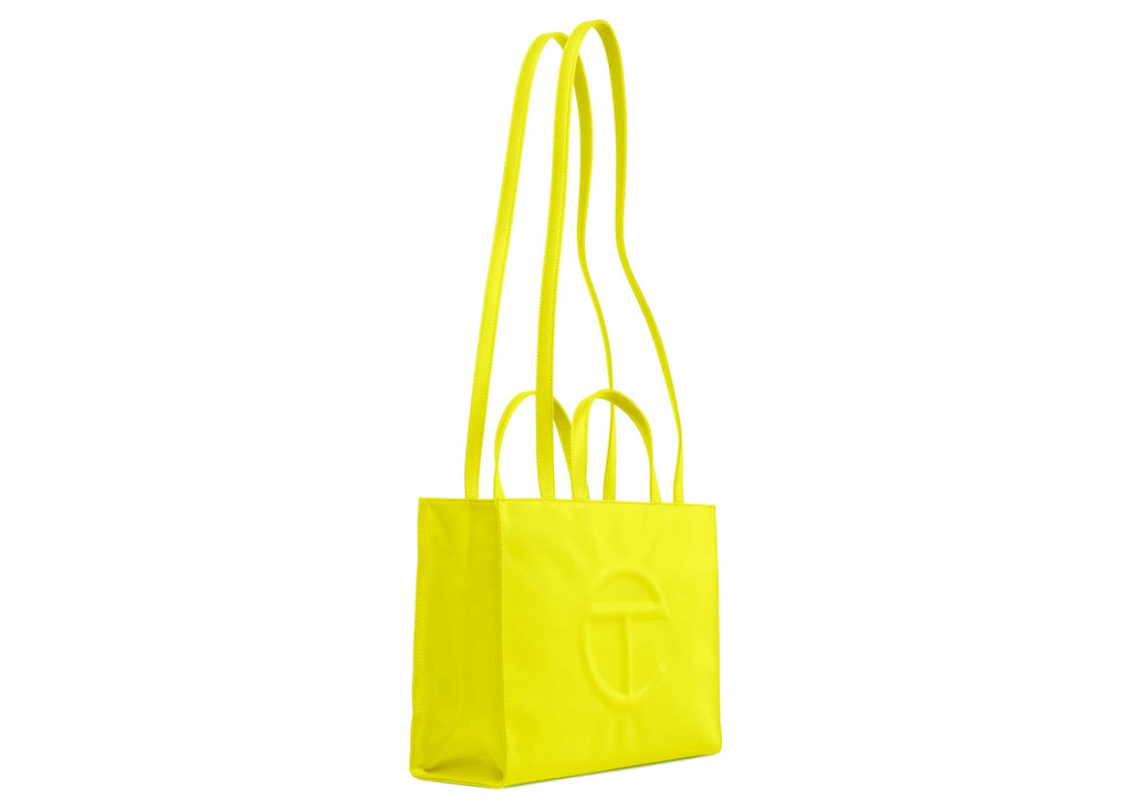 Telfar Shopping Bag Medium Highlighter Yellow