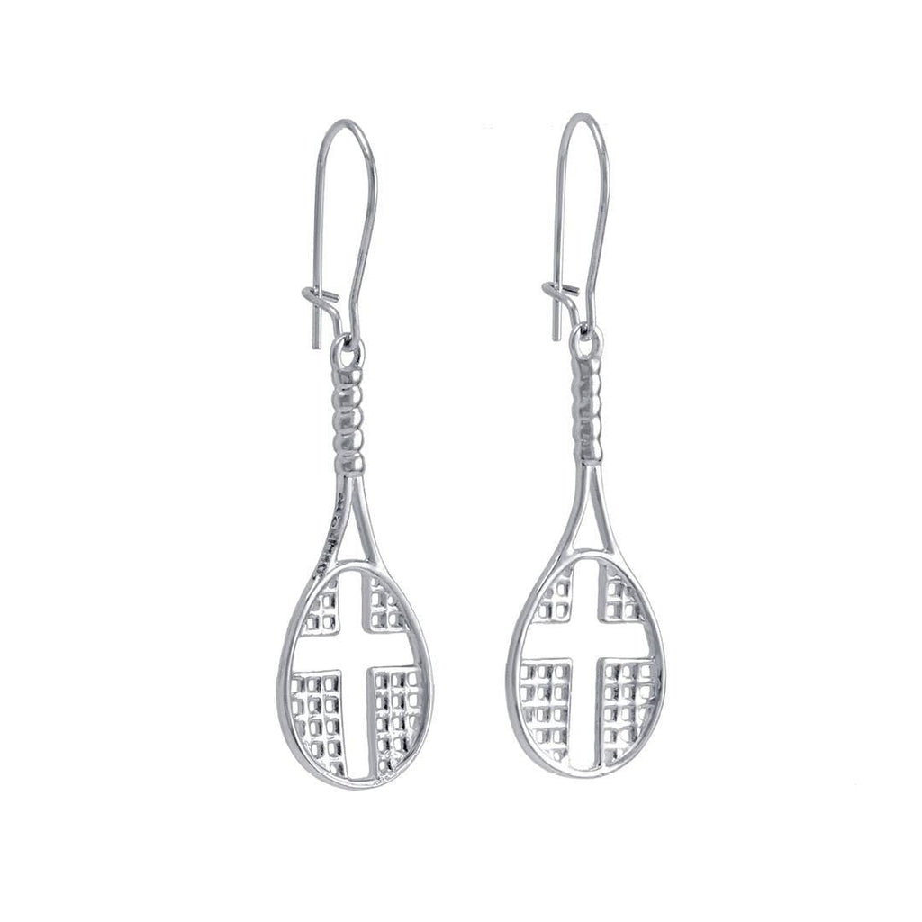 Tennis Racket Dangle Earrings