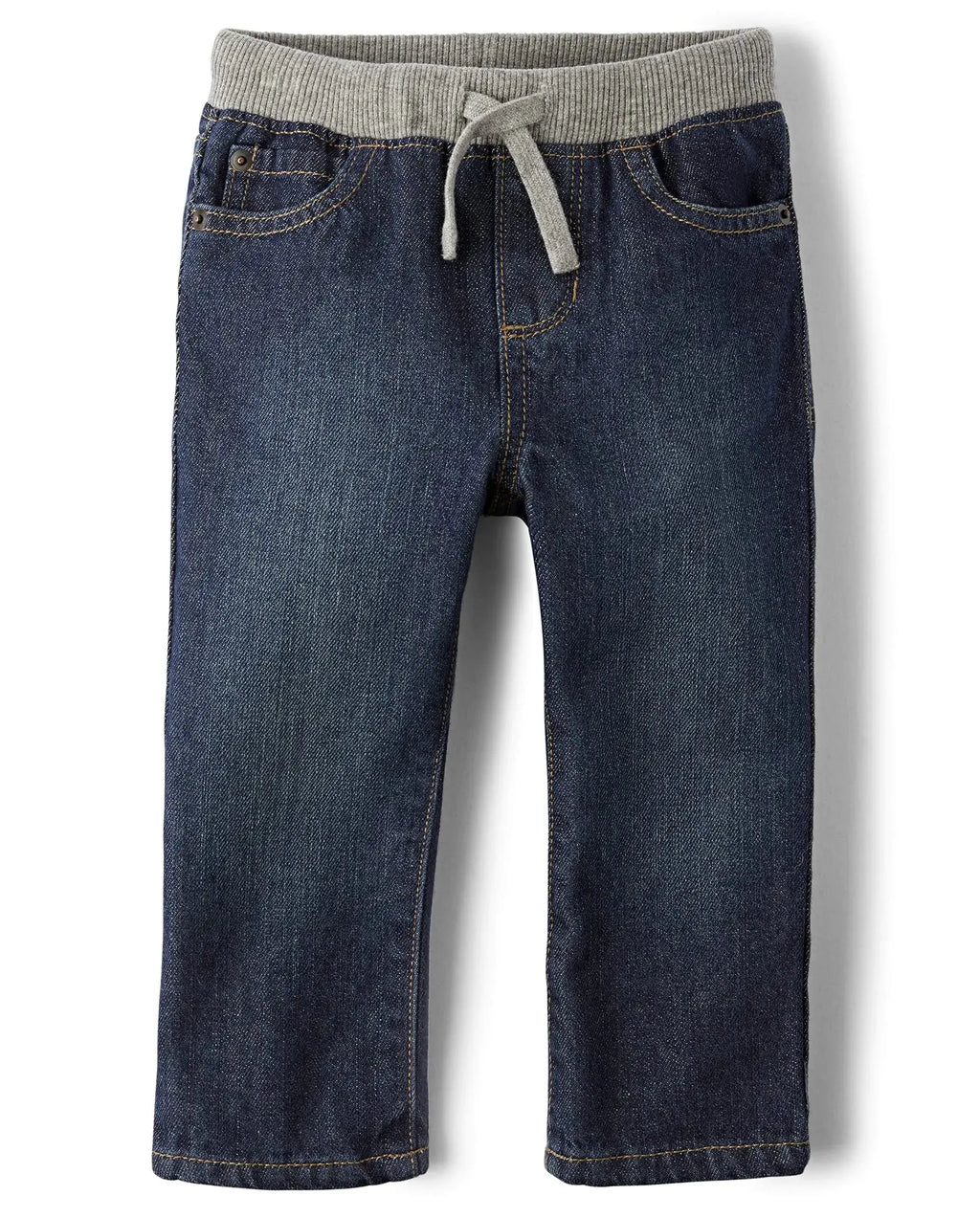 The Children's Place Boys Baby and Toddler Pull on Straight Jeans 3T Liberty Blue
