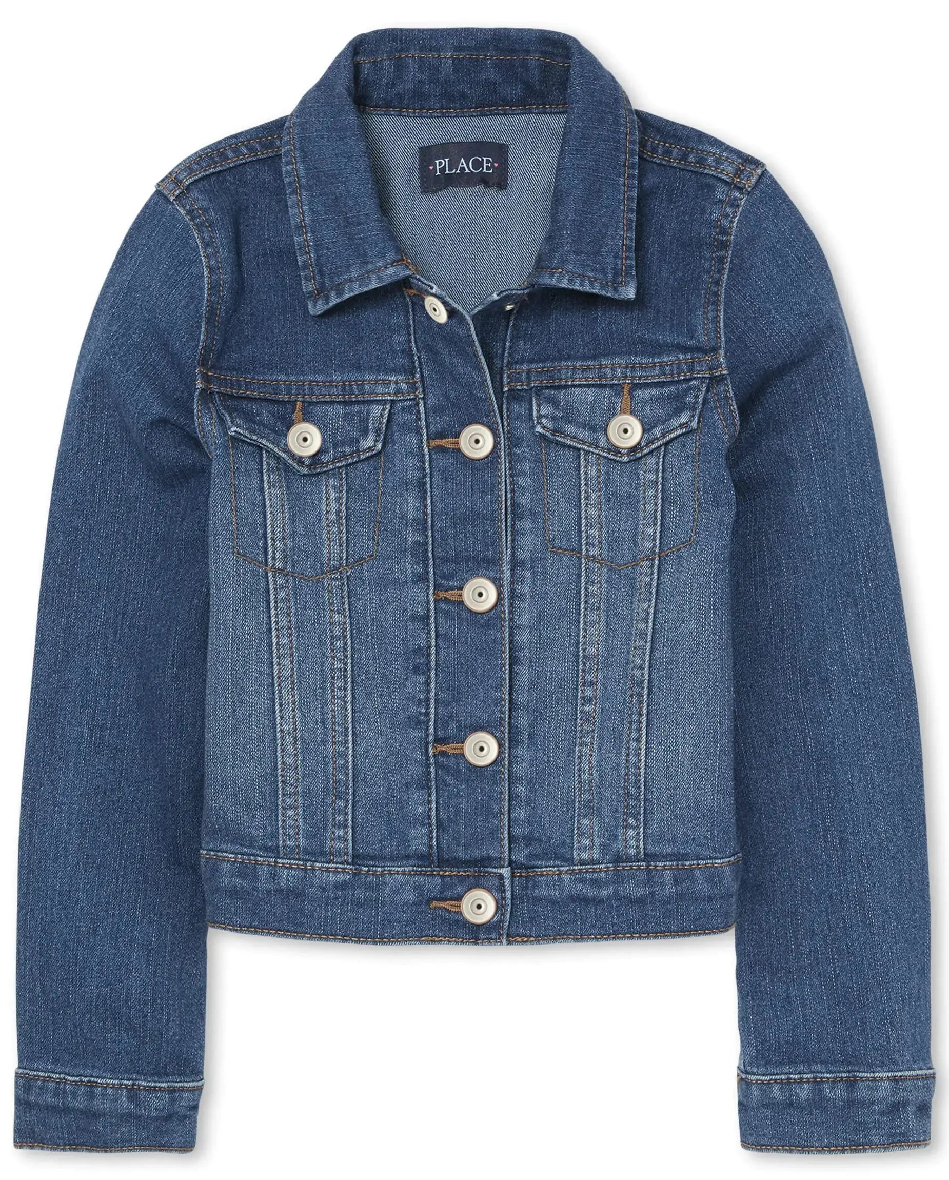 The Children's Place Girls' Basic Denim Jacket