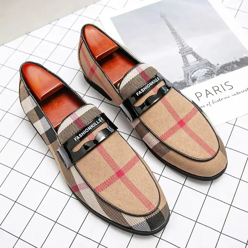 The Roveleto - Italian Fashion style Leather Loafers For Men
