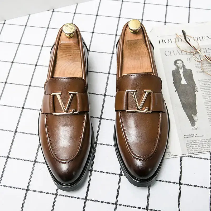 The Roveleto - Italian Fashion style Leather Loafers For Men