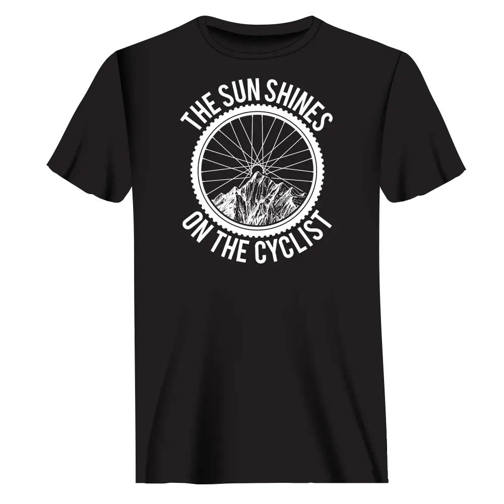 The Sun Shine On The Cyclist T-Shirt for Men