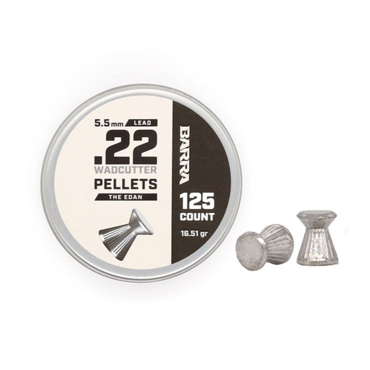 Edan Wadcutter .22 Caliber Pellets - 125 Count