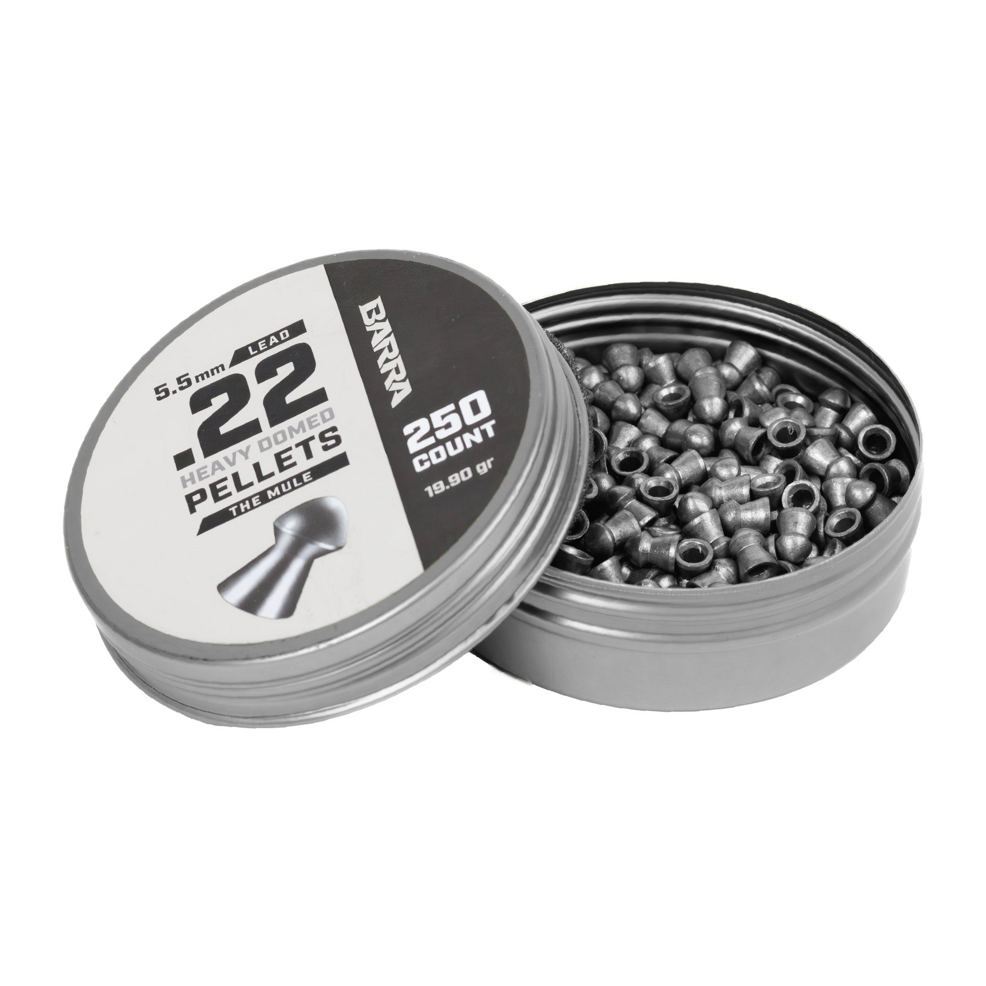 Mule Heavy Domed .22 Caliber Pellets - 250 Count