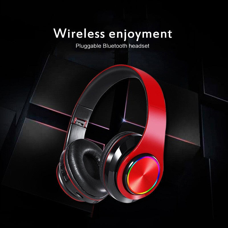 The Perfect Part Super Bass Bluetooth Headphones LED Light