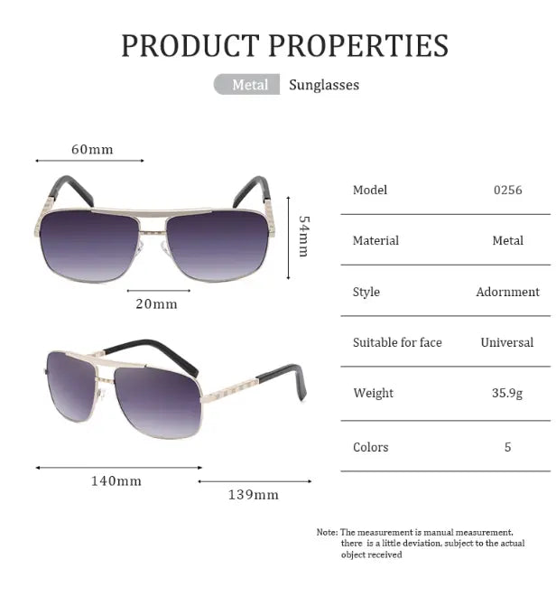 Timeless Classic Square Sunglasses - Multiple Colors Available