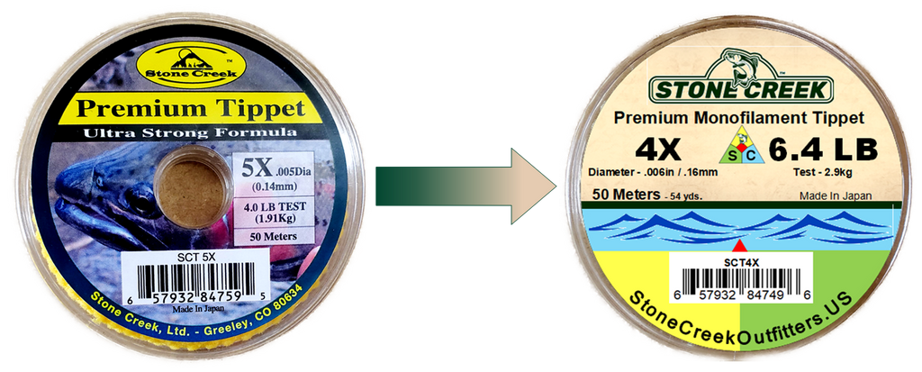 Stone Creek™ Mono Tippet - Old Package