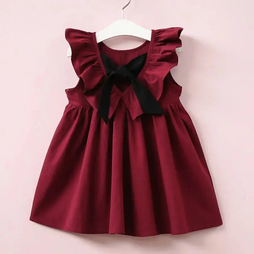 Toddler Girls' Bowknot Summer Sundress