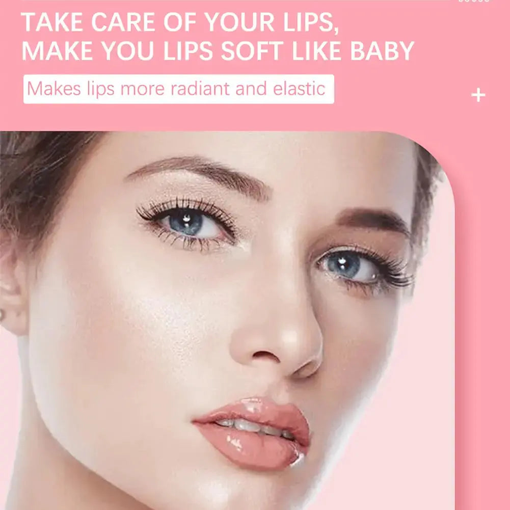 Transparent Hydrating Plumping Lip Glow Oil, Tinted Lip Balm Lip Care | Non-Sticky Long Lasting Lip Oil Gloss 2PCS Cherry