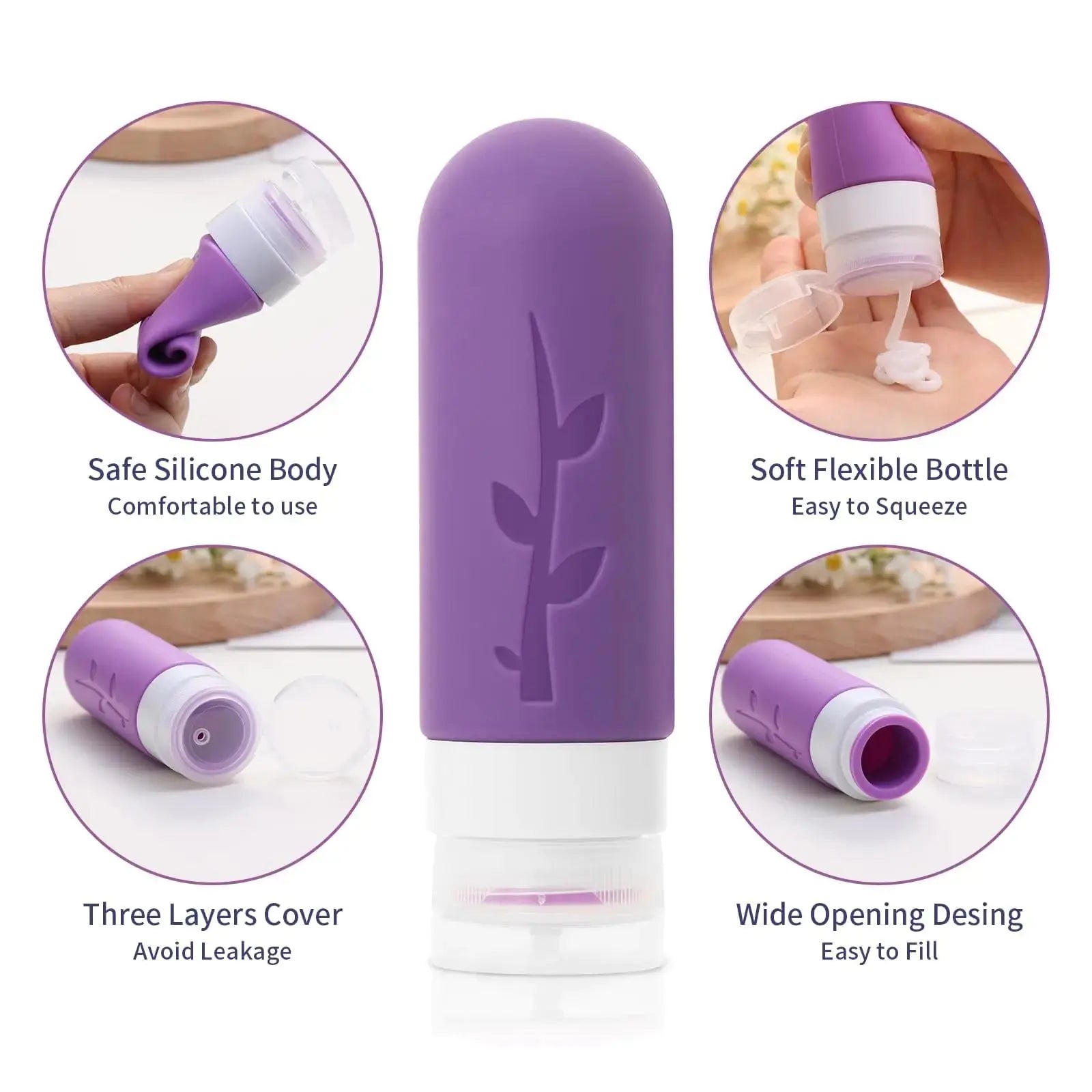 Travel Containers for Toiletries, 18pack TSA Approved Travel Size Containers for Toiletries
