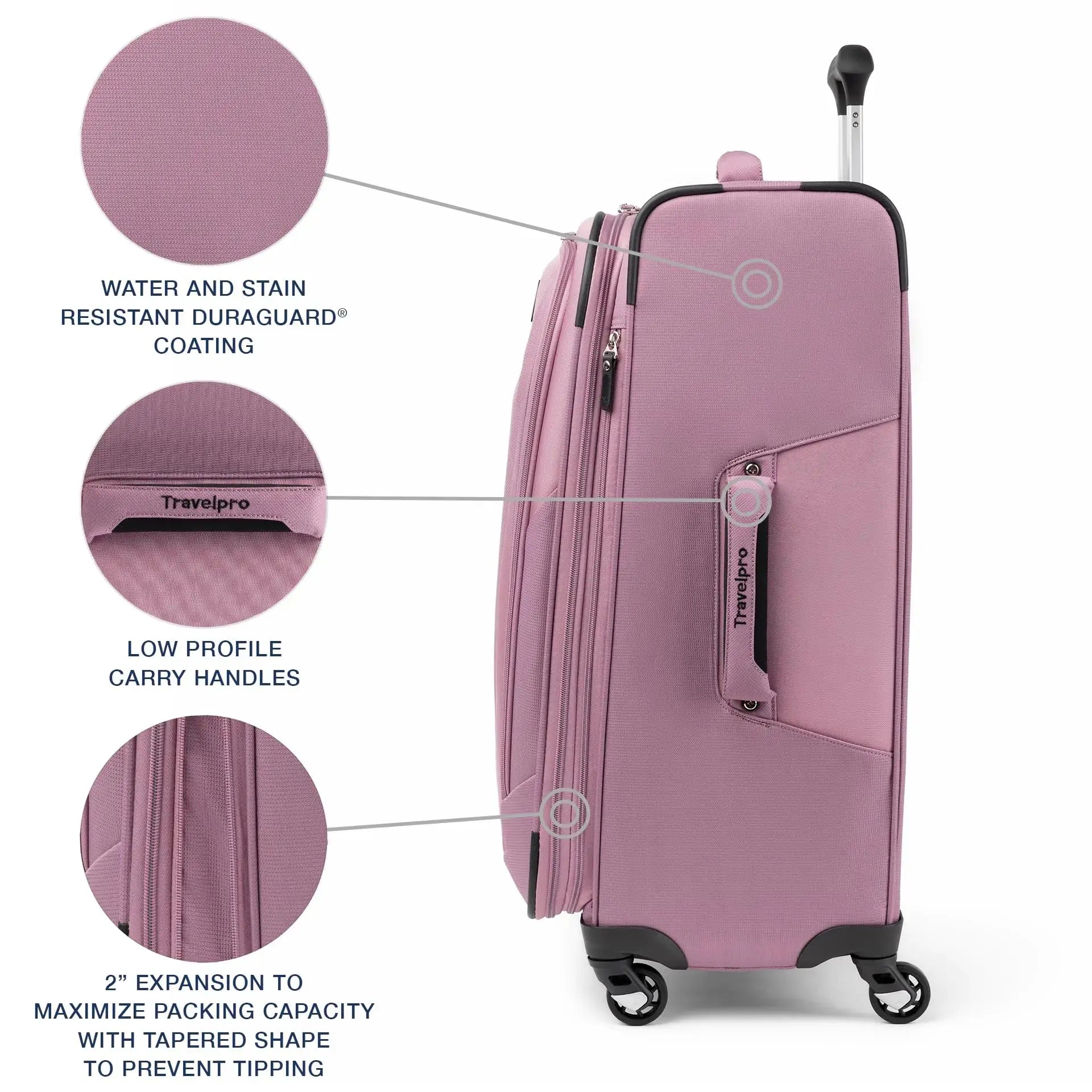Travelpro Maxlite 5 Expandable Checked Luggage – Lightweight Spinner Suitcase for Men & Women