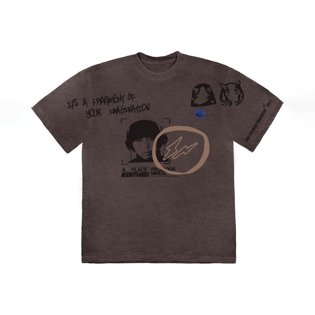 Travis Scott Cactus Jack For Fragment Hiroshi Tee Brown Pepper