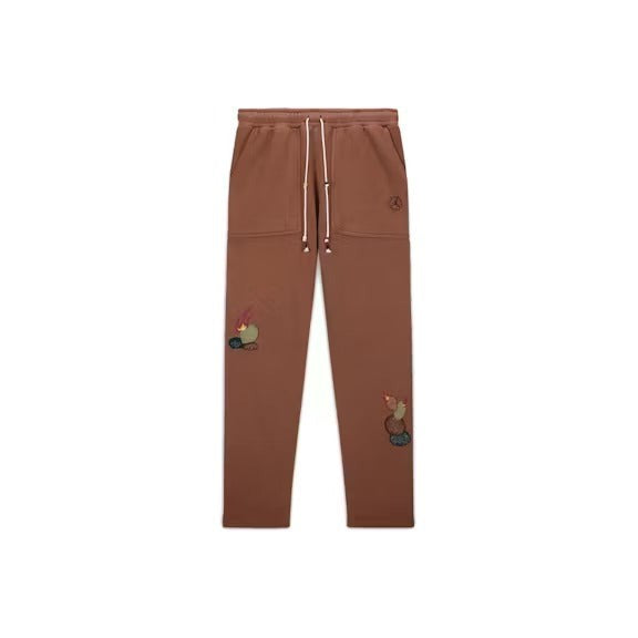 Travis Scott x Jordan Fleece Pants Archaeo Brown