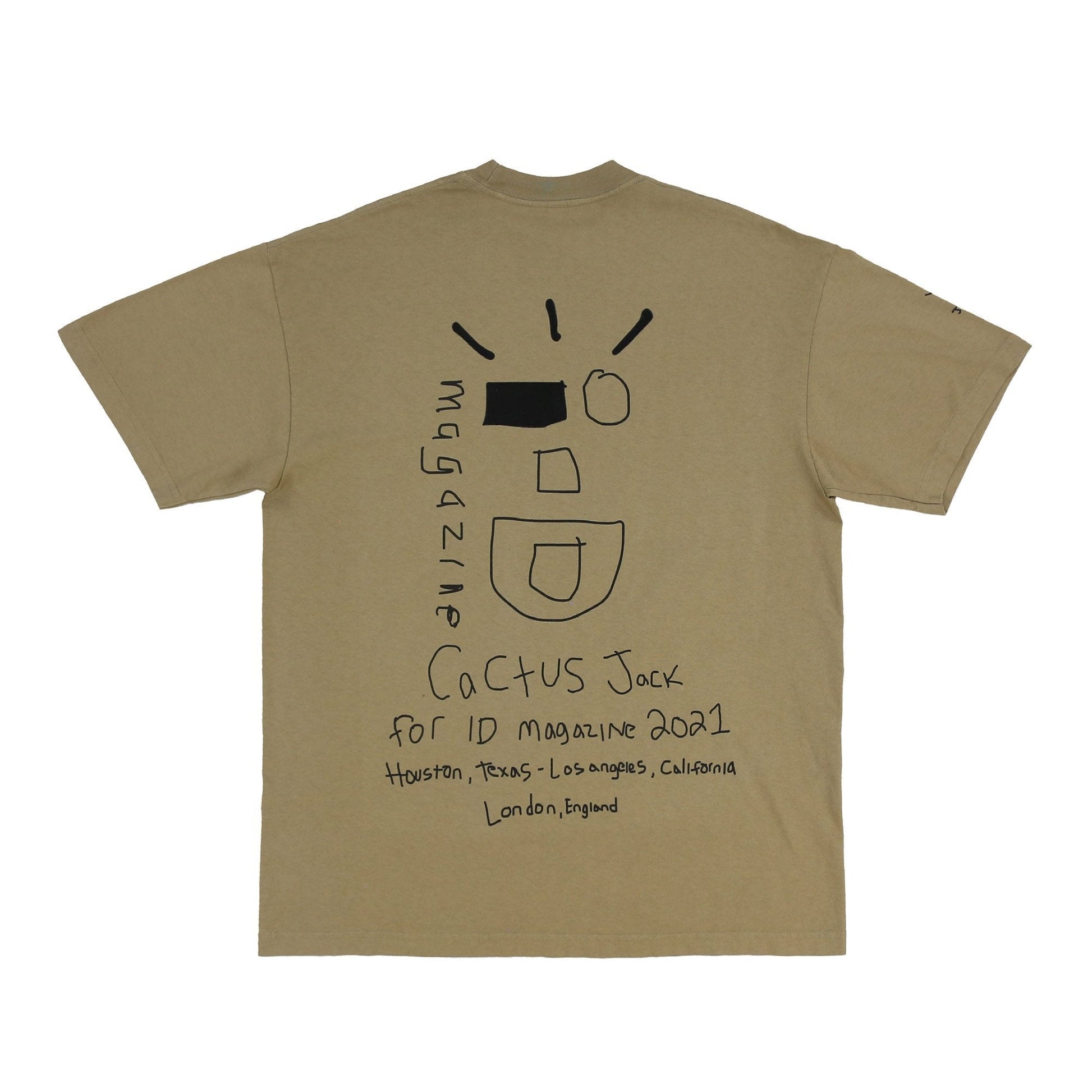 Travis Scott Cactus Wink Tee Khaki