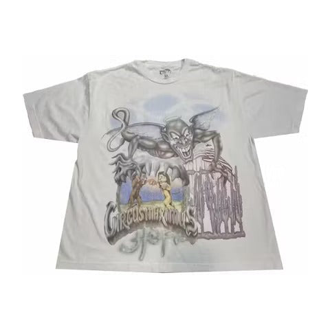 Travis Scott Utopia Circus Maximus 2023 Tour III Tee White
