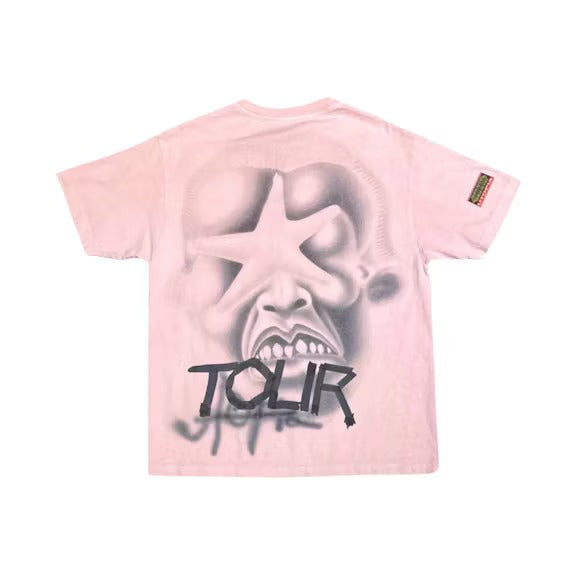 Travis Scott Utopia Circus Maximus Pink Star Tee Pink