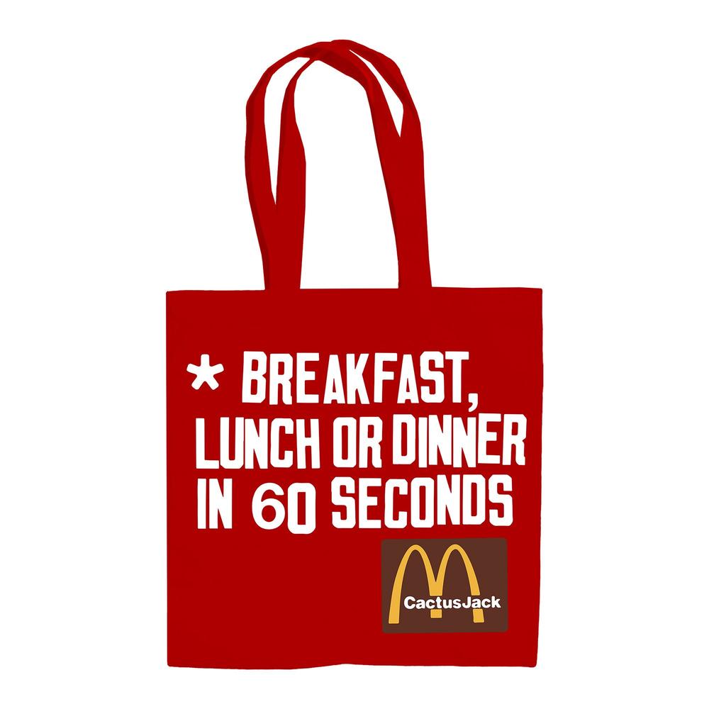 Travis Scott x CPFM 4 CJ 60 Seconds Tote Red