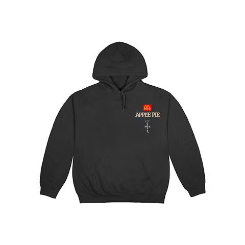 Travis Scott x McDonald's Apple Pie Hoodie Washed Black