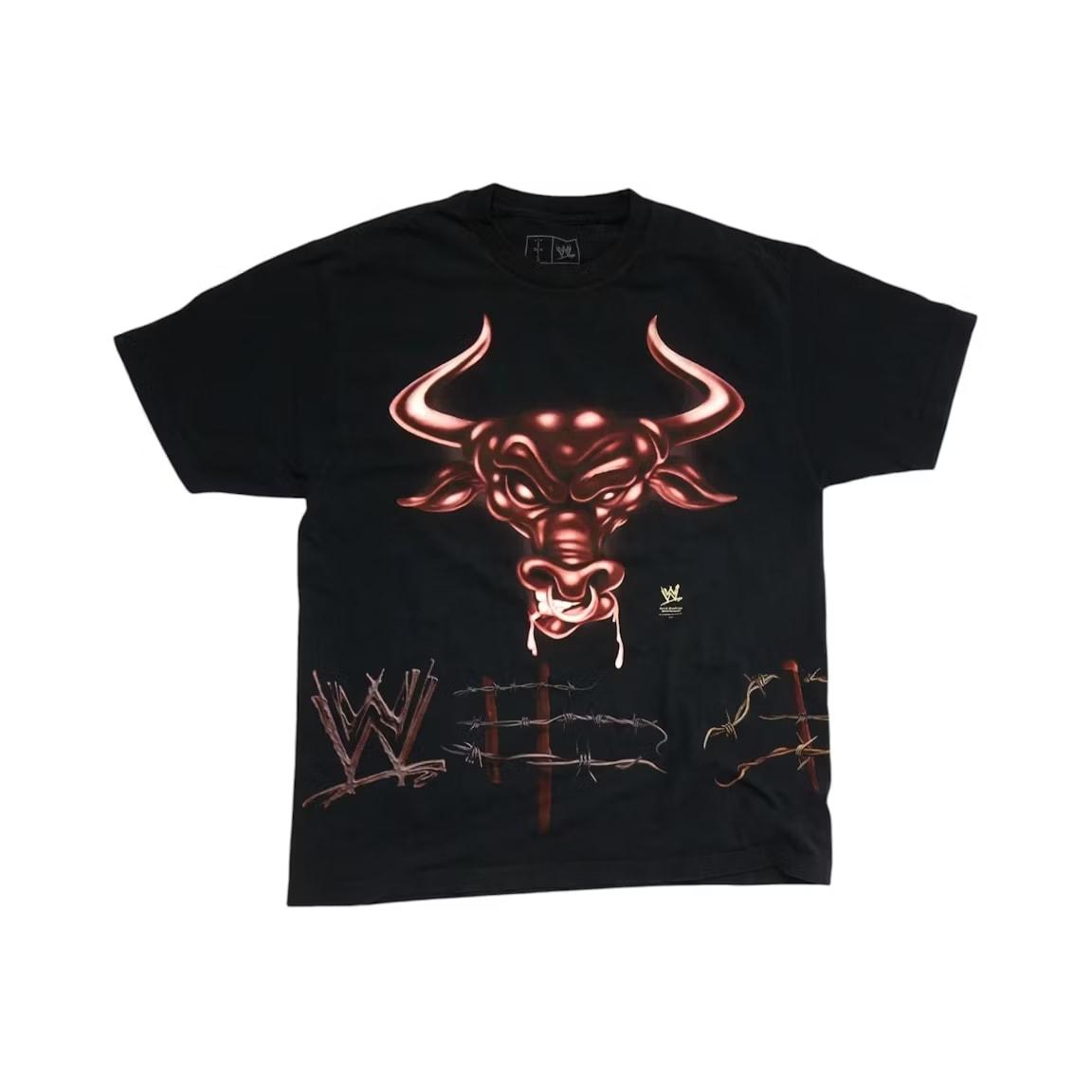 Travis Scott x WWE Know Your Role The Rock Tee Black