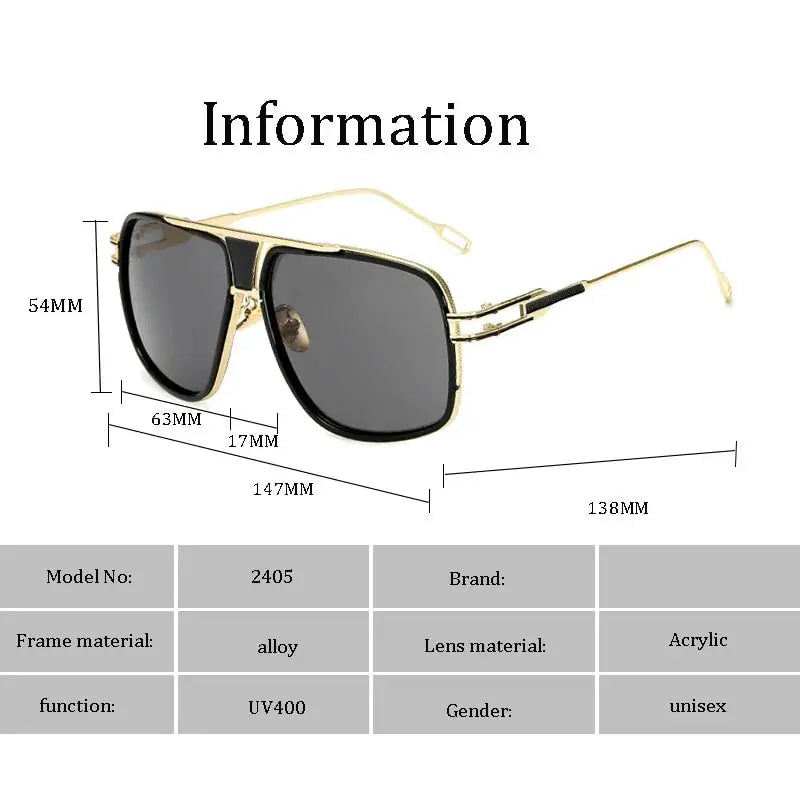 Trendsetter Oversized Men's Sunglasses