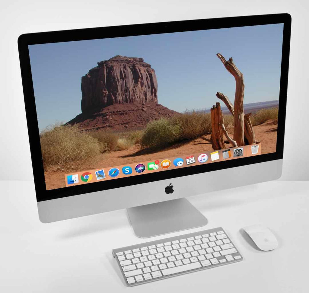 Apple iMac (27-inch 2015) 4.0 GHz i7 8GB-128GB RAM 500GB-1TB Storage (Silver)