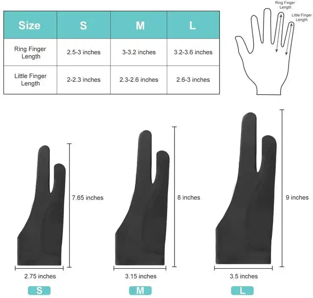 Two Finger Art Glove
