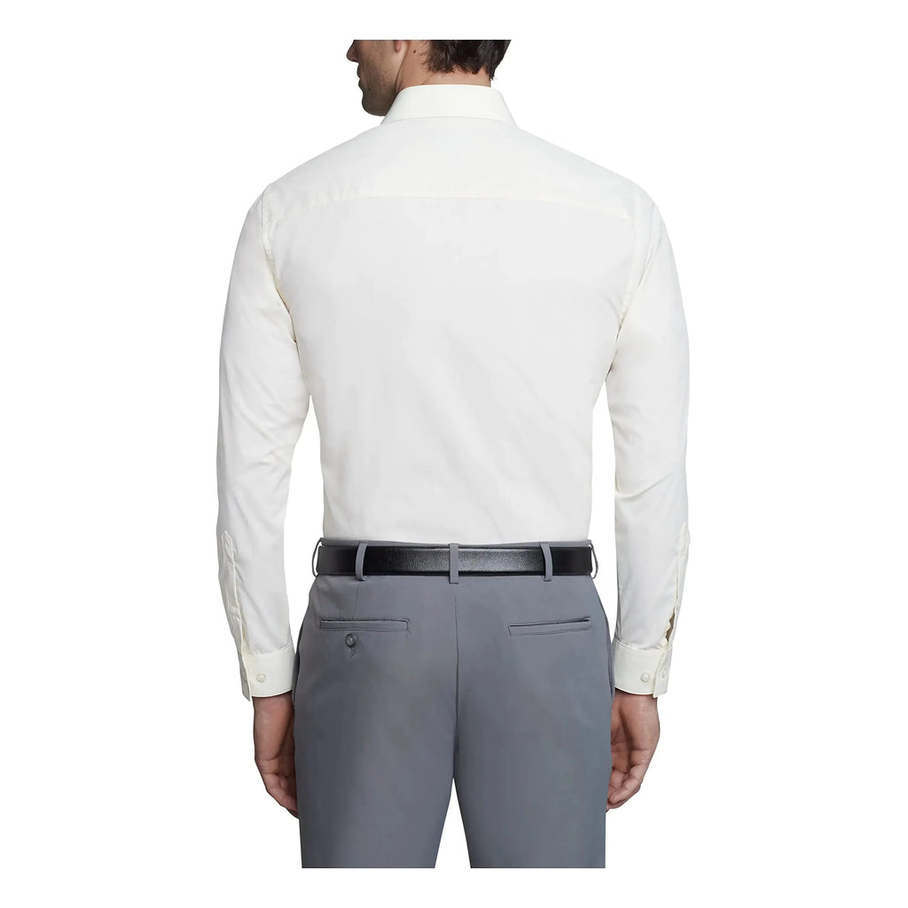 UNLISTED Men's Dress Shirt Slim Fit Solid 18"-18.5" Neck 34"-35" Sleeve Sundew