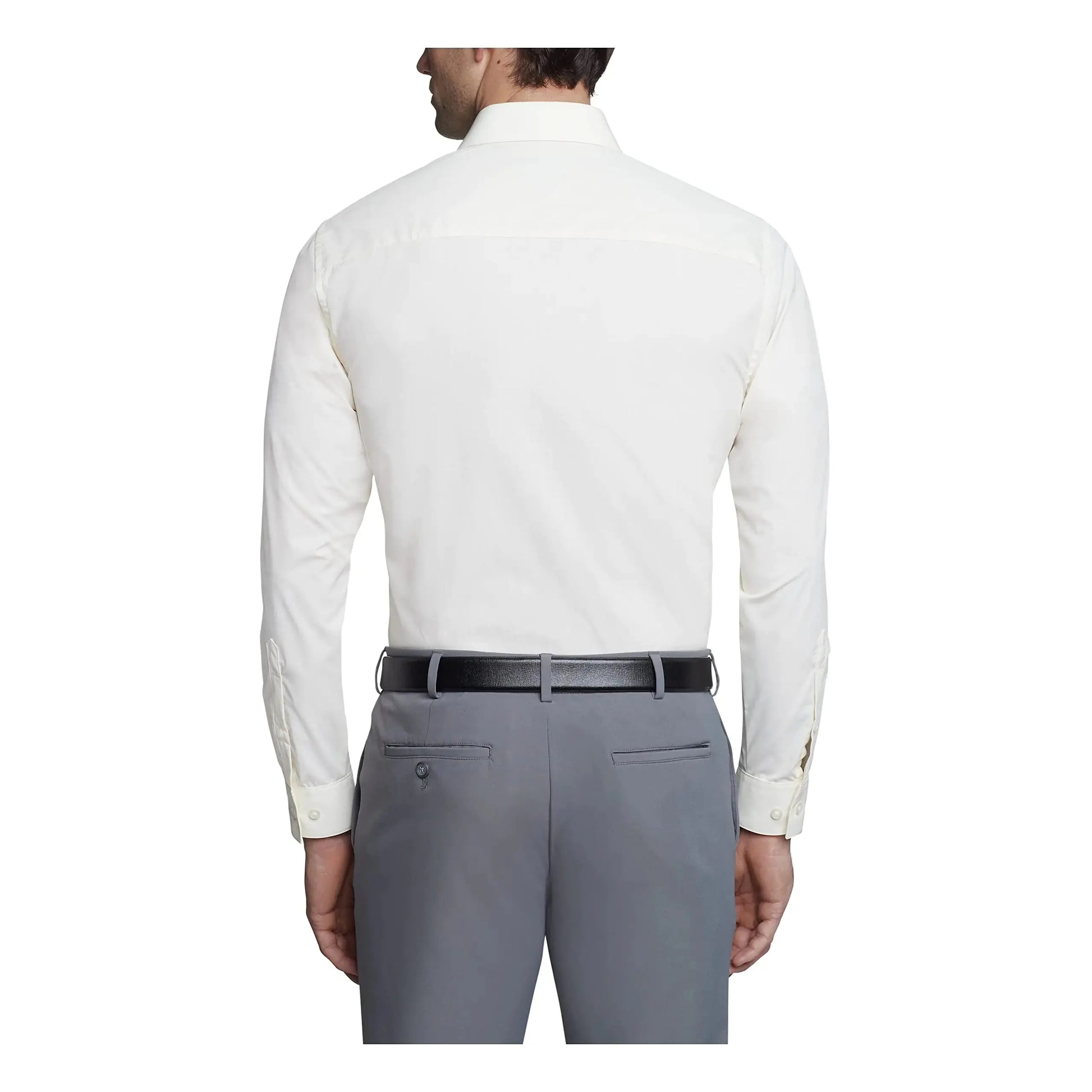 UNLISTED Men's Dress Shirt Slim Fit Solid 18"-18.5" Neck 34"-35" Sleeve Sundew